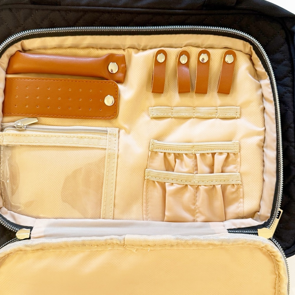 NWT Wedama Large Quilted Toiletry + Jewelry Organizer Travel Bag - Picture 11 of 14